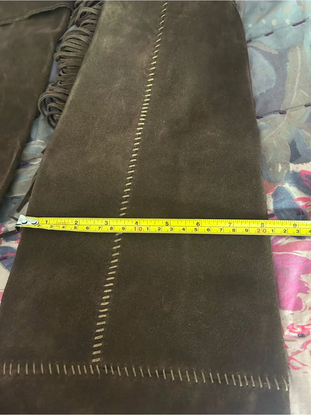 Minnetonka Brown Suede Over-the-Knee Fringe Boots